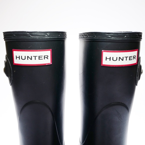 Hunter Rain Boots & Hunter Fleece Socks Size 35/36 - Picture 7 of 10